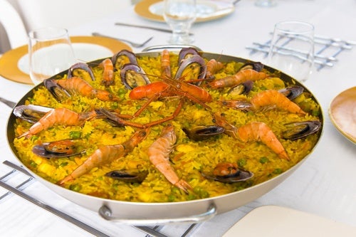 Paella de marisco