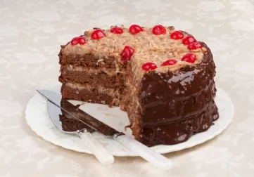 Pastel de chocolate alemán