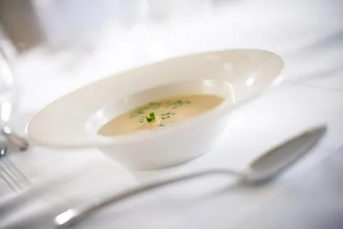 Crema para el pollo con champiñones