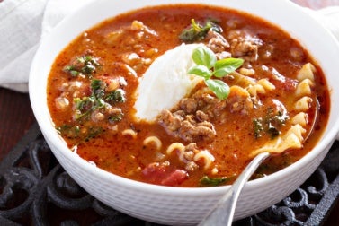 Sopa de lasaña