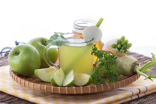 te-de-manzana