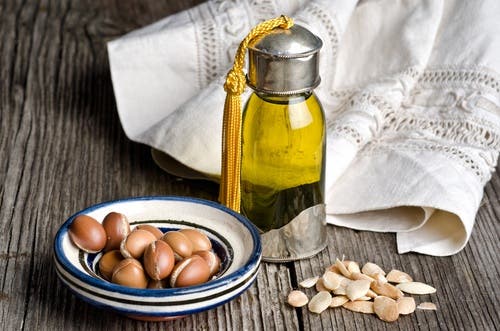 Aceite de argán para la caspa seca