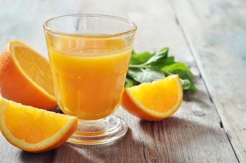 Jugo de cítricos para la fatiga