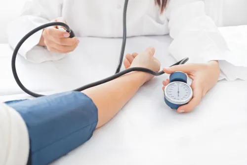 Paciente em consulta médica.