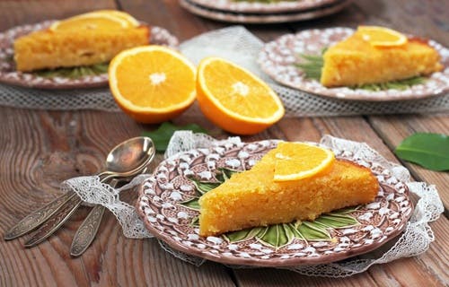 Tarta de naranja