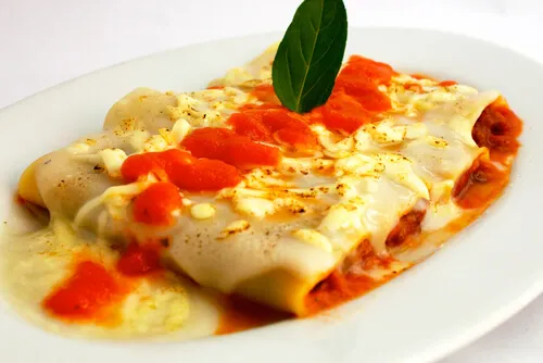 canelones de verdura