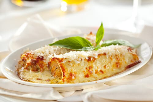 canelones de verdura