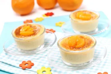 Crema de mandarina con leche condesada