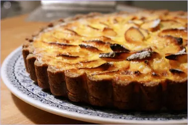 Crostata de melocotón