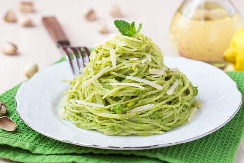 Salsa pesto de pistacho