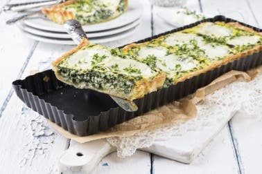 Espinacas gratinadas con bechamel