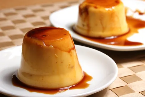 Flan de queso fresco libre de lactosa
