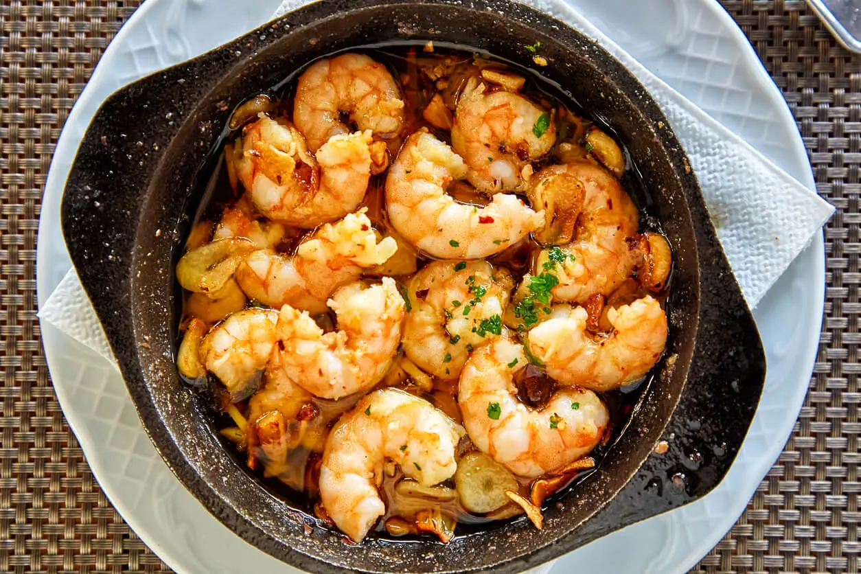 Gambas al ajillo tradicionales