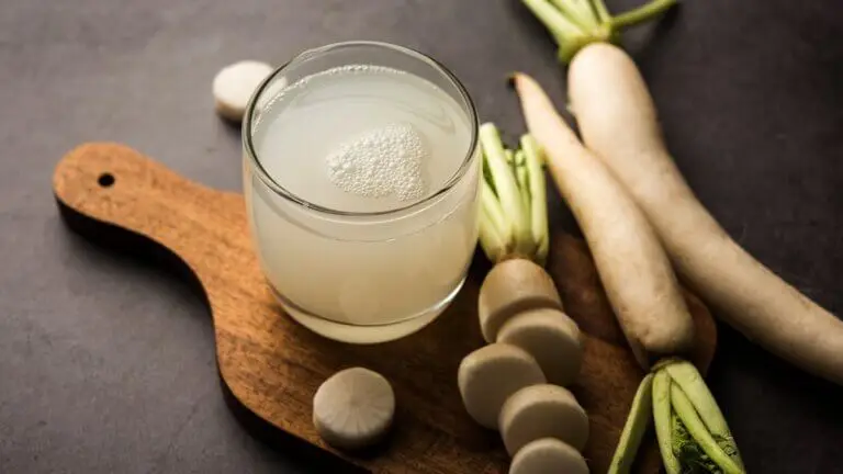 Jugo de rábano blanco
