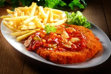 Milanesa a la napolitana