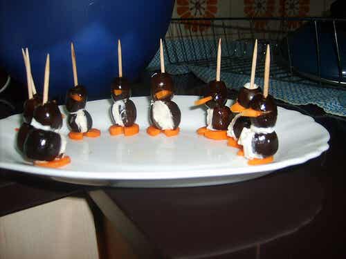 Pingüinos de aceituna y otras recetas originales