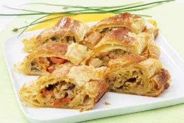 Pechuga de pollo en hojaldre