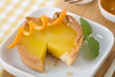 Tarta de naranja sin horno