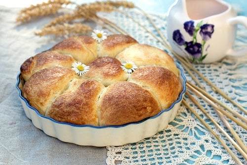 Torta flor de brioche