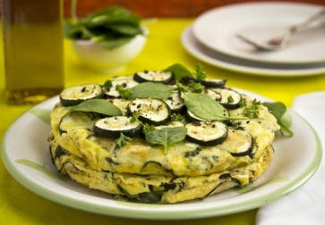 Tortilla española de calabacín