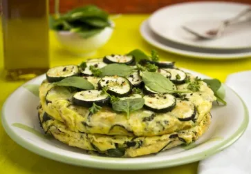 Tortilla española de calabacín