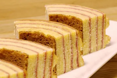 Baumkuchen (Bizcocho rayado)