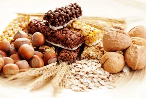 Alimentos ricos en fibra.