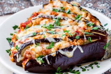 Berenjenas rellenas a la siciliana
