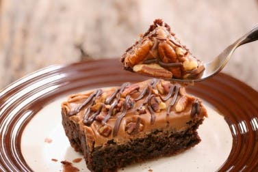 Bizcocho de almendras y chocolate