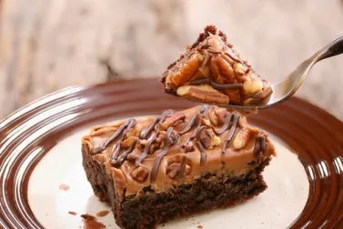 Bizcocho de almendras y chocolate