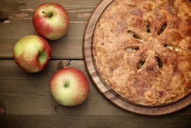 Bizcocho integral de manzana