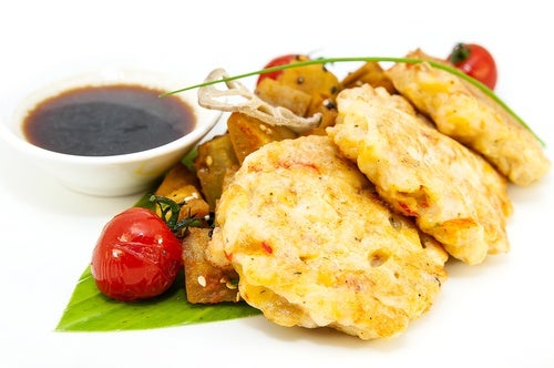 Empanada de camarones