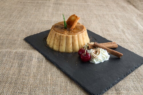Flan de galletas