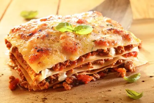 Receta de lasaña boloñesa