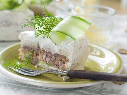 Pastel de atún con pan de molde