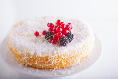 pastel de coco helado