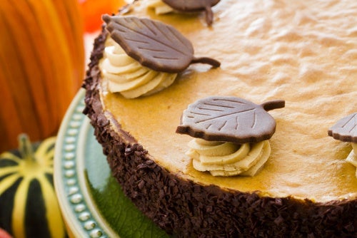 Tarta de queso y chocolate