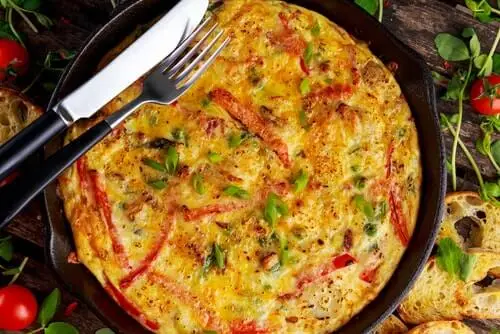 Tortilla de pimientos