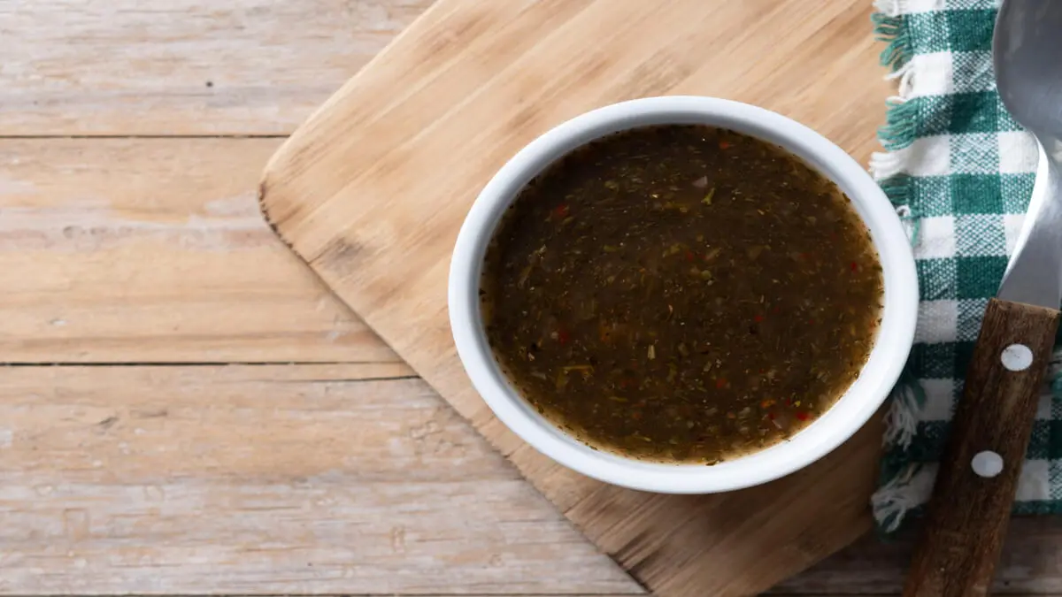 Salsa chimichurri para ensaladas.