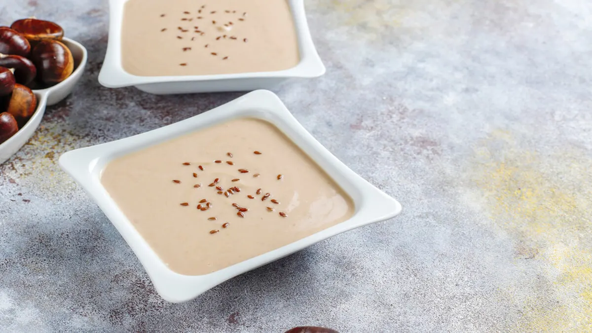 Salsa con tahini de sésamo.