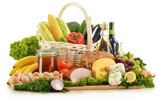 Produkty spożywcze. Zdrowa dieta
