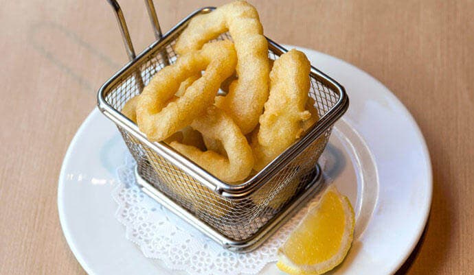receta de calamares a la romana