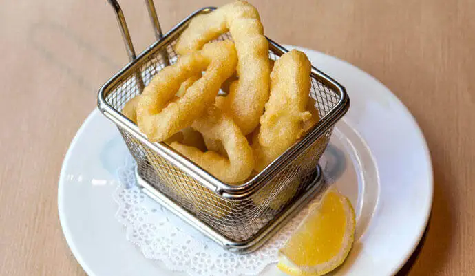 receta de calamares a la romana