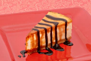 Cheesecake de naranja y chocolate