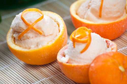 Crema de naranja para diabéticos