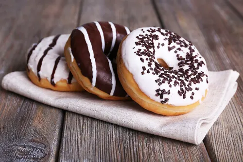 Receta de donuts de chocolate blanco