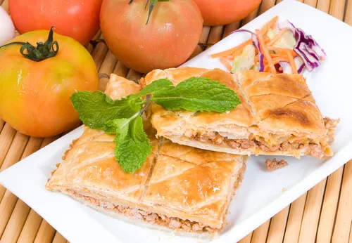 Empanada de carne con masa casera