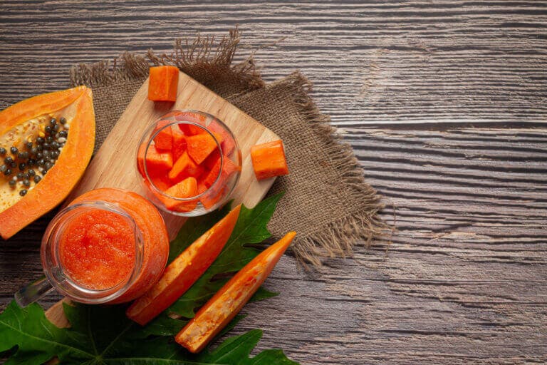 Salsa a base de papaya
