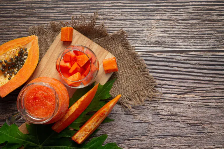 Salsa a base de papaya