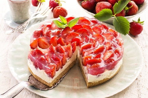 Gateau de frutillas